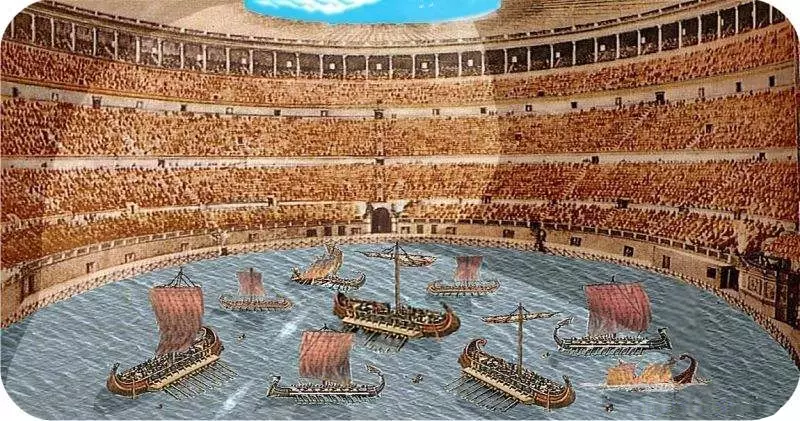 Naval battle in Colloseum