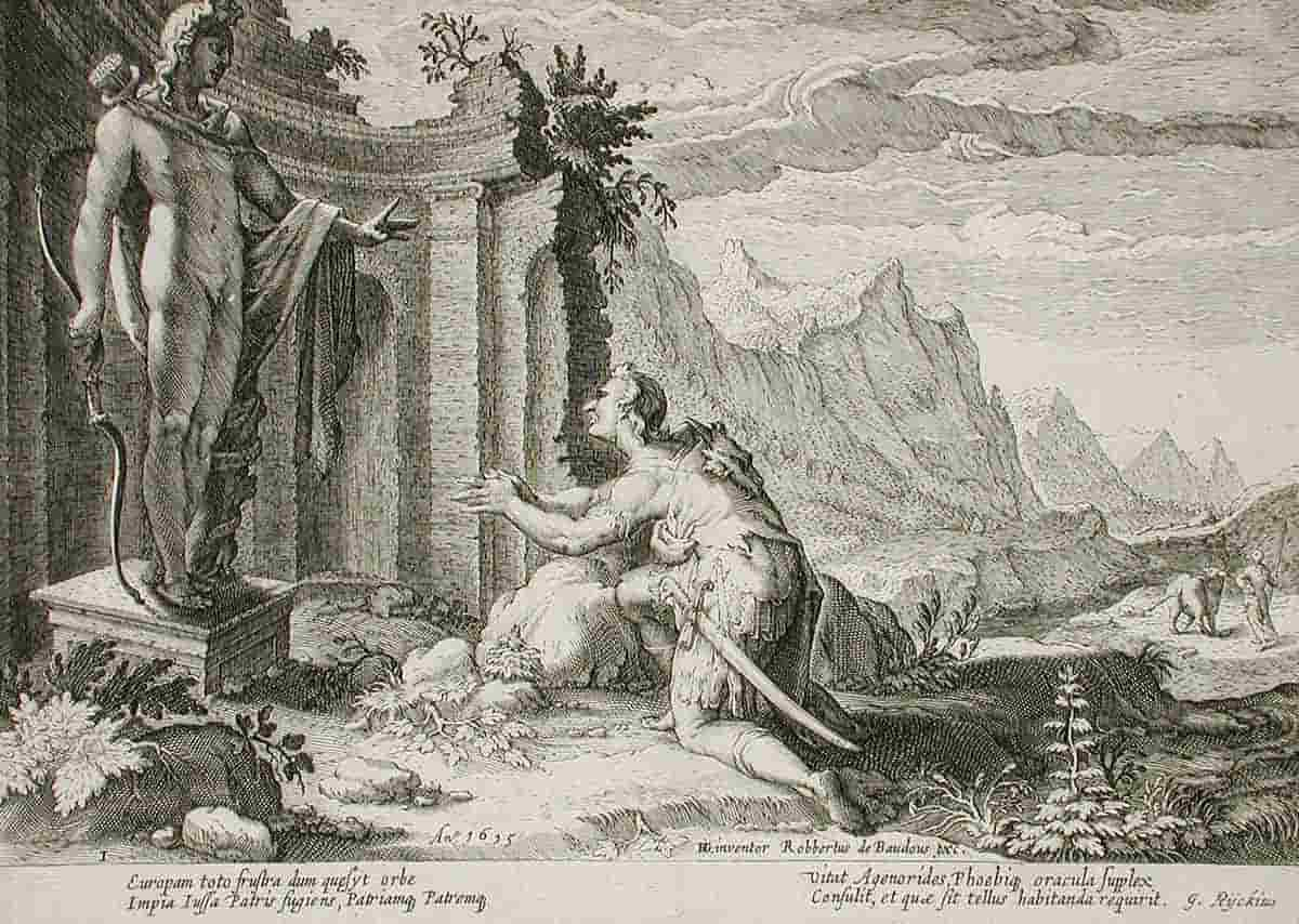 Cadmus Asks the Delphic Oracle Where He Can Find his Sister