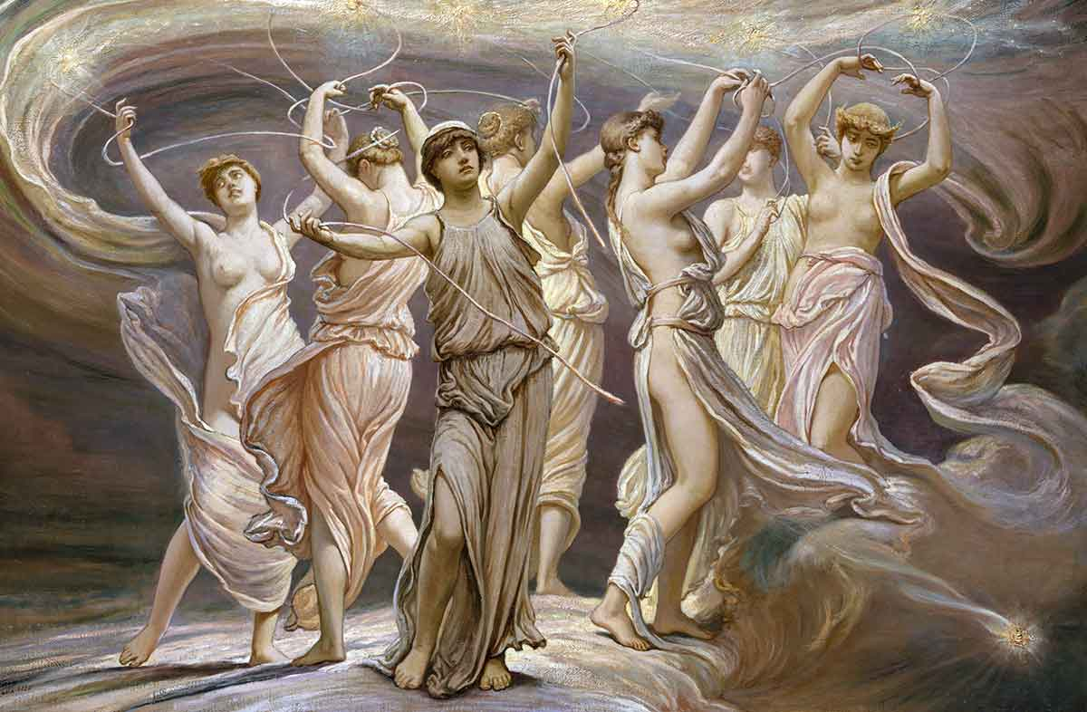 The Pleiades, by Elihu Vedder, 1885 CE