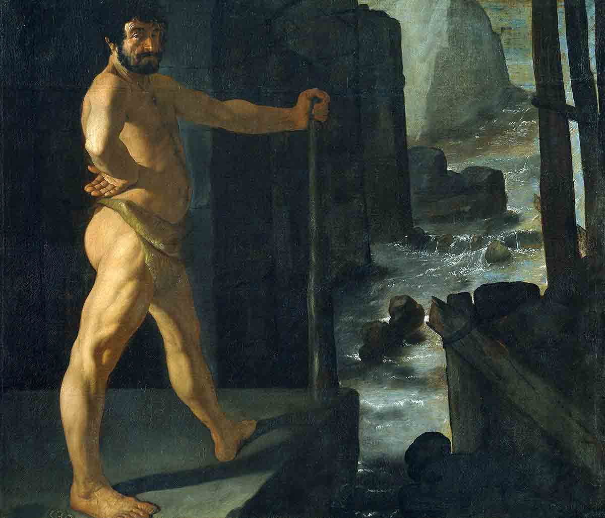 Hercules diverting the Course of the River Alpheus, by Francisco de Zurbarán, 1634