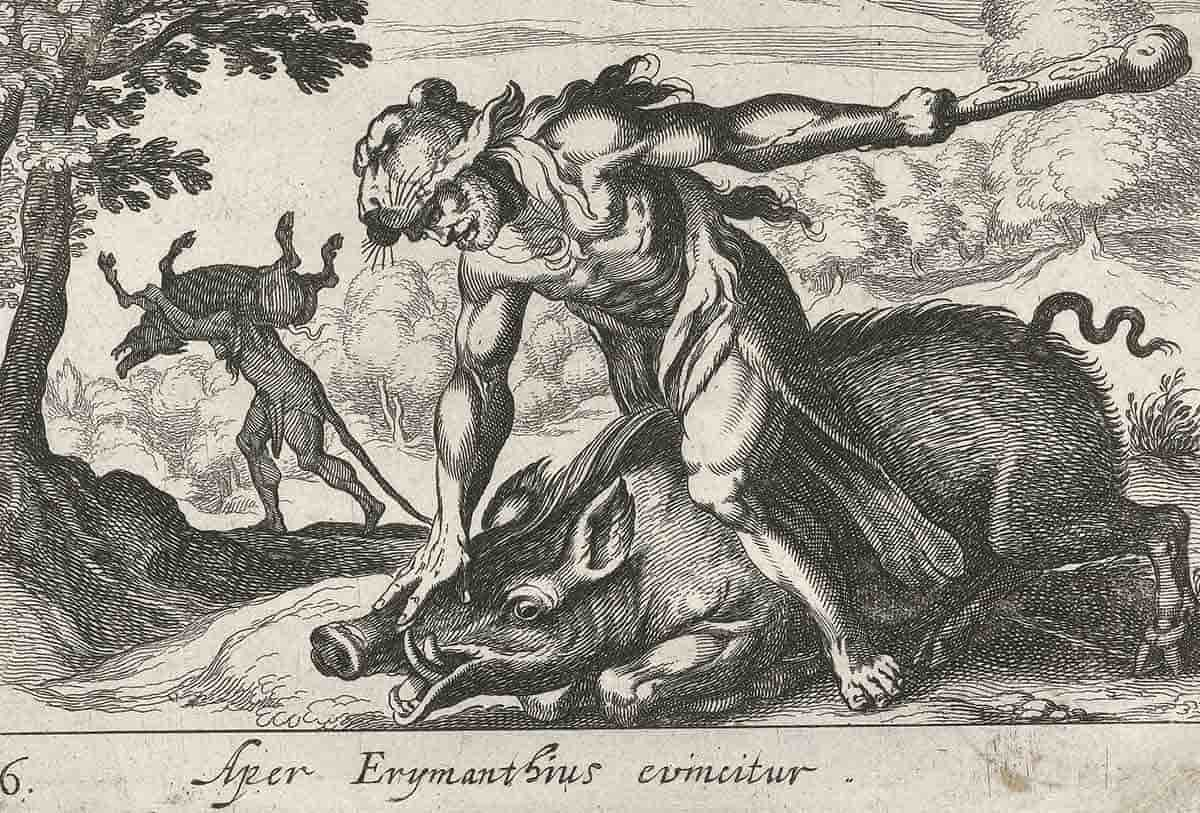 Hercules Catching the Boar of Erymanthus