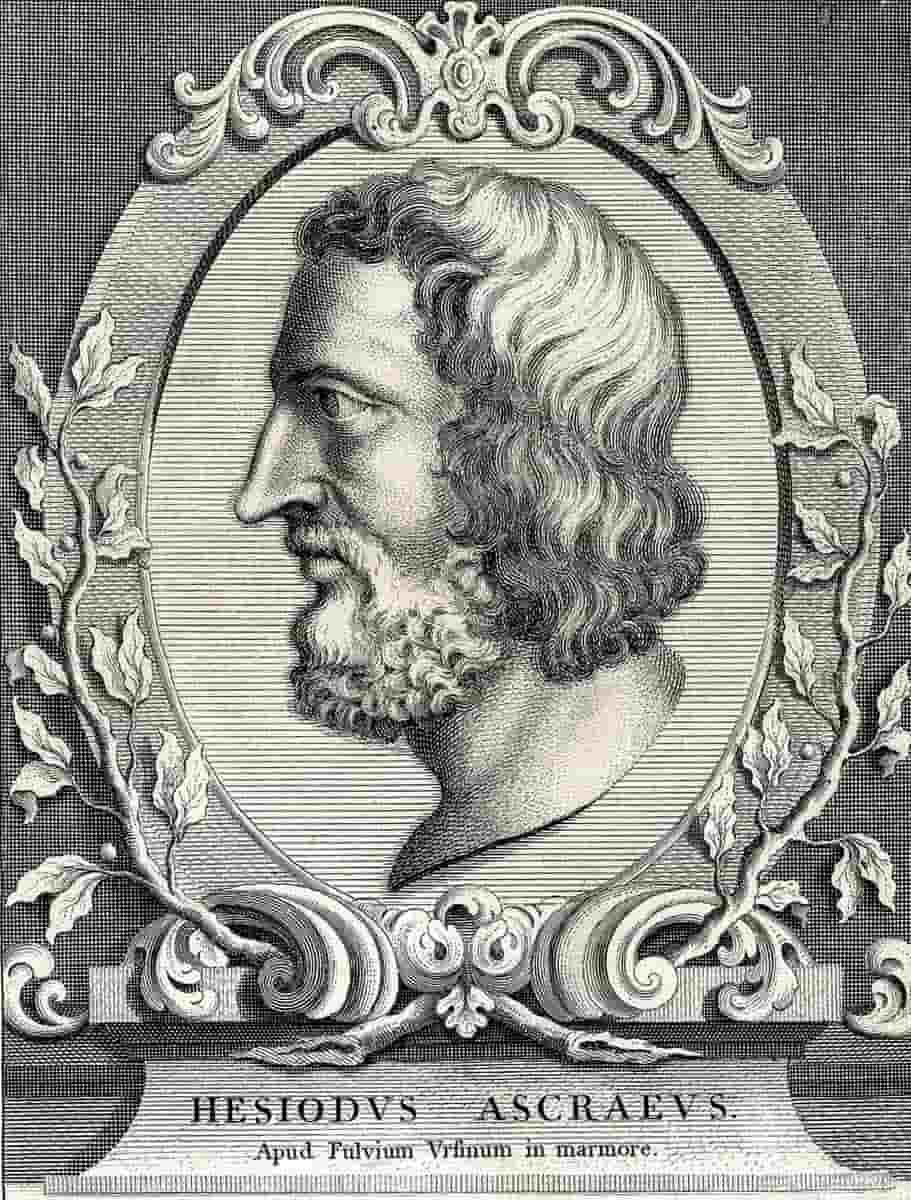 Portrait of Hesiod, c. 1775, author of Theogony