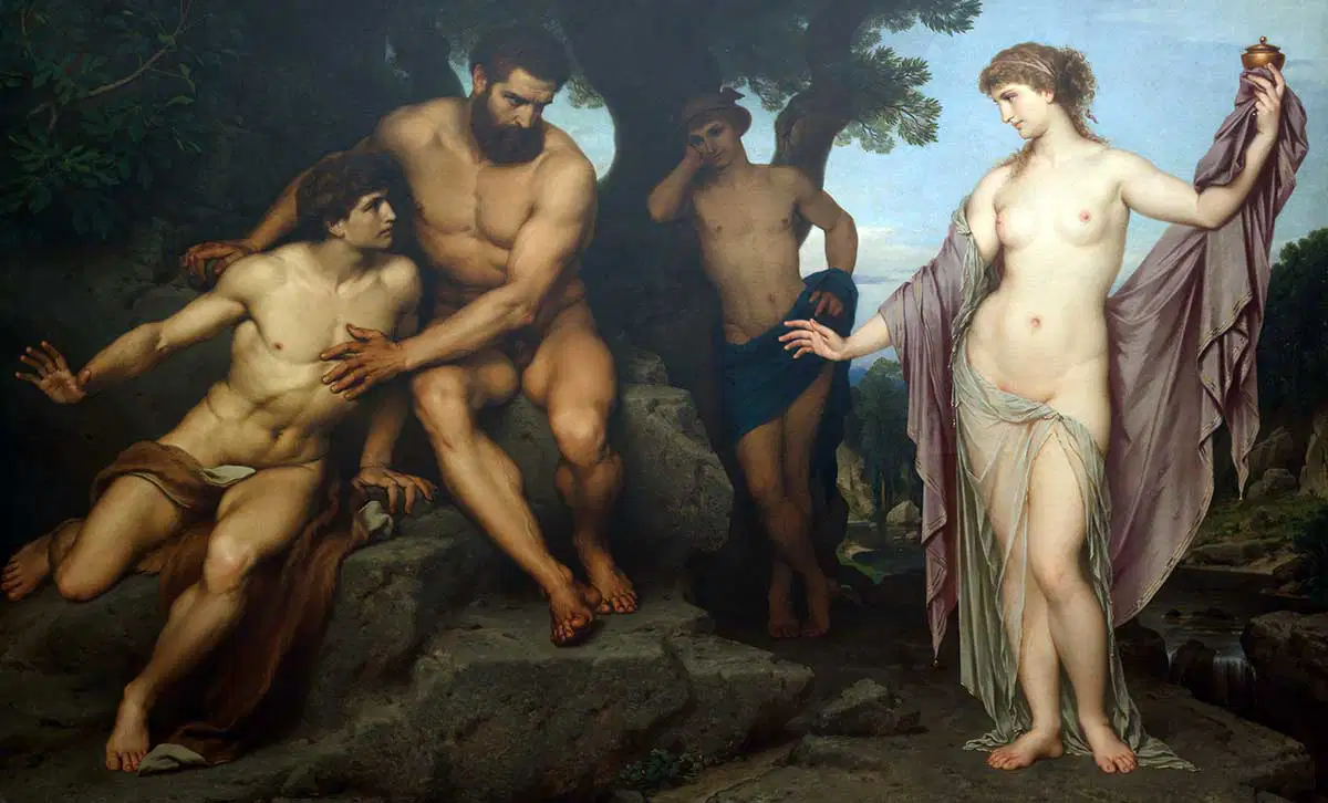 Prometheus and Epimetheus before Pandora