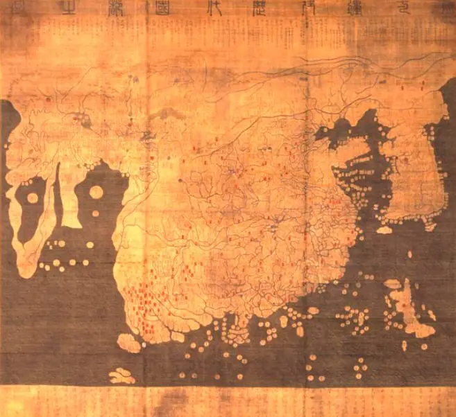 The Kangnido map (1402