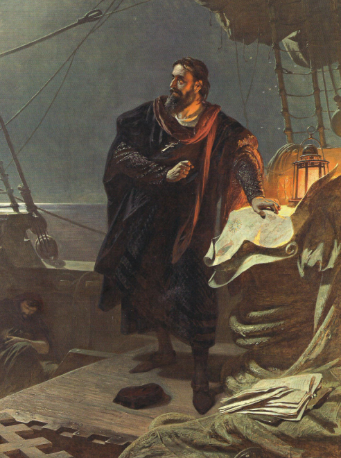 Painting of Columbus by Karl von Piloty (19th century)