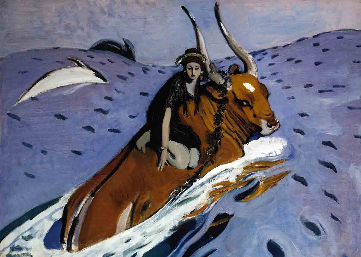 Abduction of Europe, by Valentin Serov, 1910