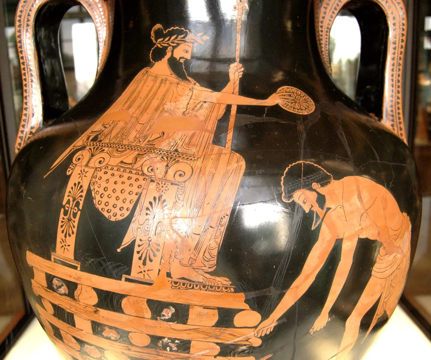 Croesus on the pyre, Attic red-figure amphora