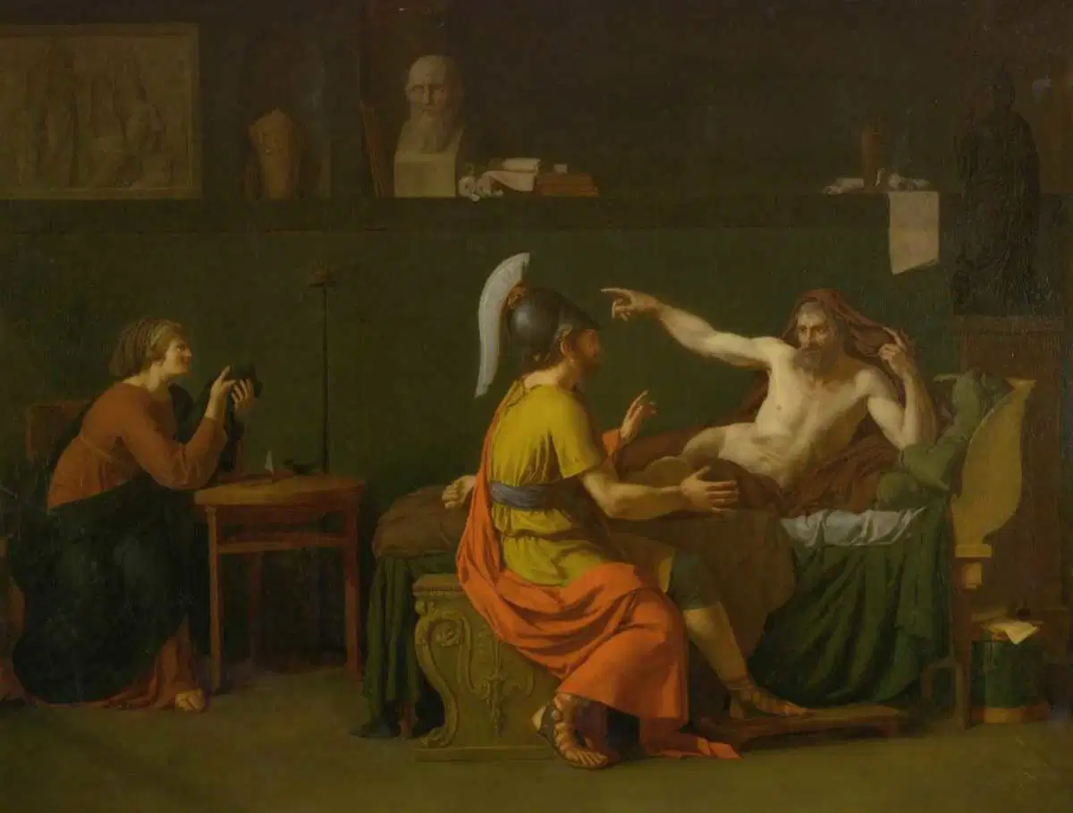 Anaxagoras and Pericles, by Augustin-Louis Belle, 18th-19th centuries,