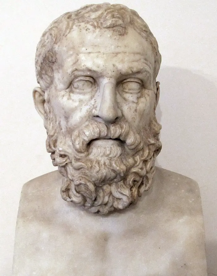 Bust of Solon, democratic reformer in Athenian Antiquity