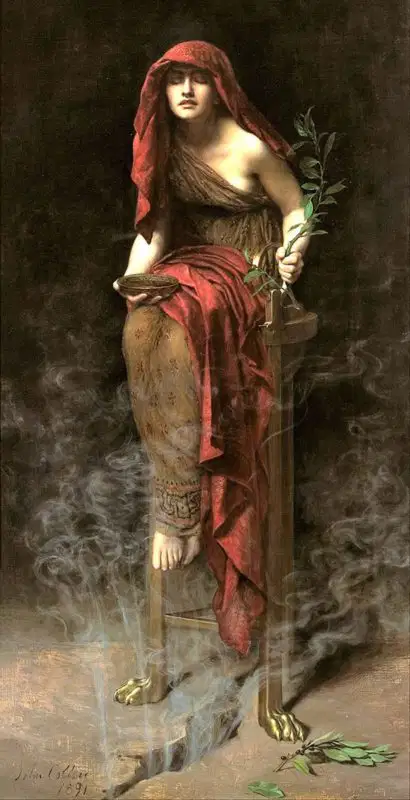 Priestess of Delphi by John Collier, 1891