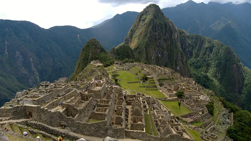 Machu Picchu, a fortress and town